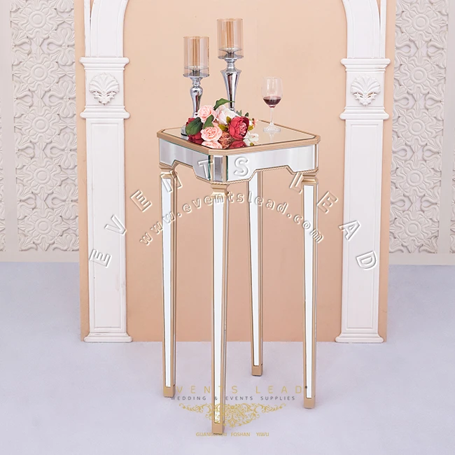 Mirror decor platform new product high party banquet event cocktail tables for sale