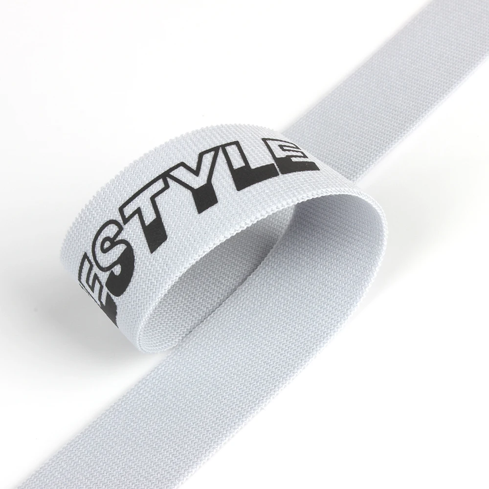 Factory Garment Accessory Elastic Tapes Sport Underwear Custom Printed Elastic Bands