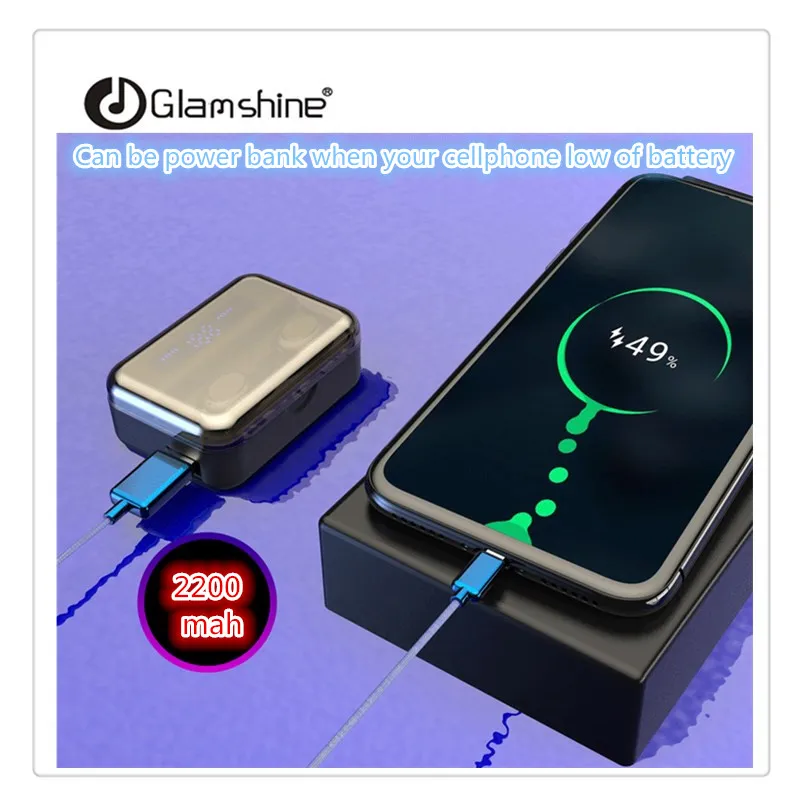 Best Headphones BT 5.0 TWS Wireless Earphones Headset Stereo Earbuds