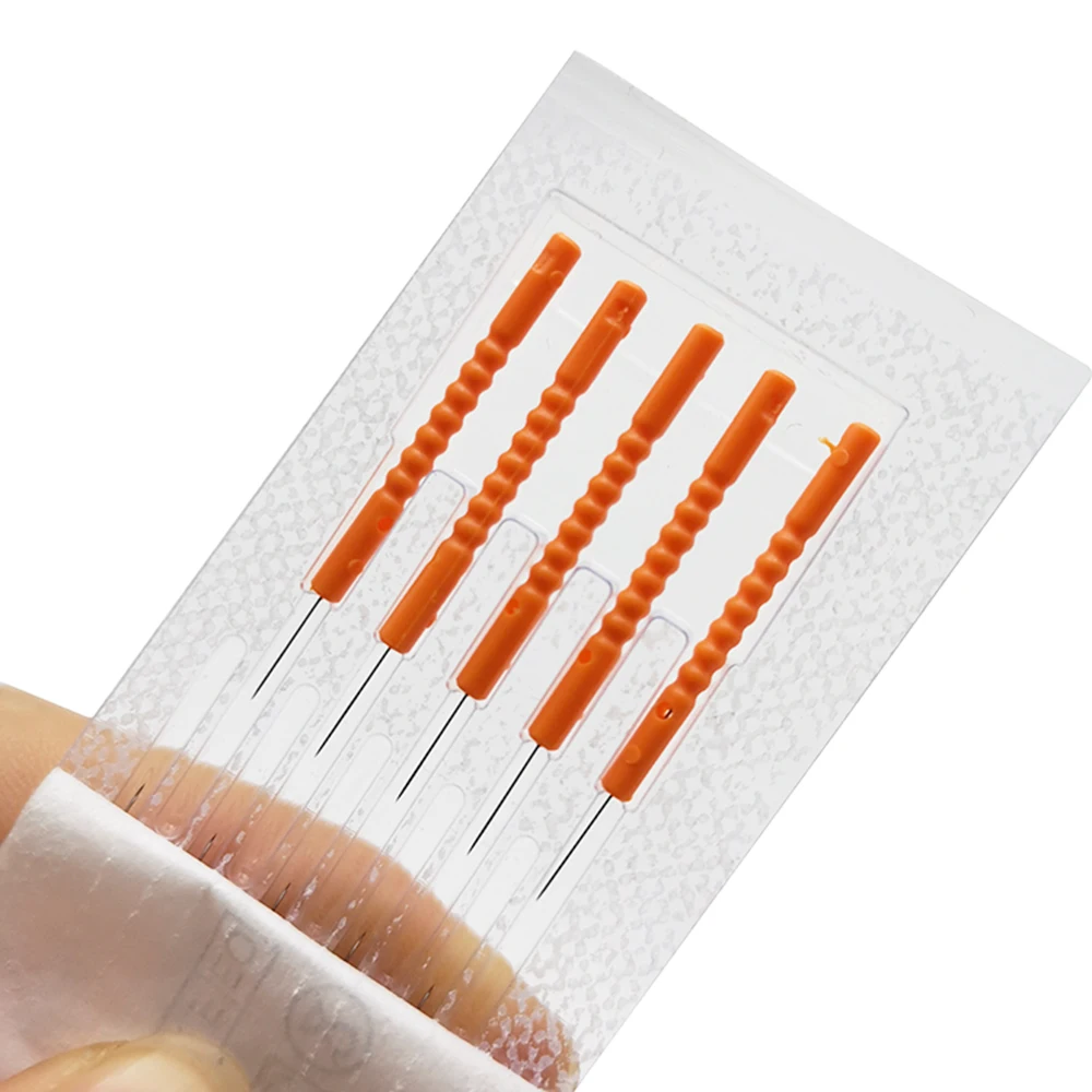 Plastic handle acupuncture detox needles with factory price Disposable massage sterile best acupuncture dry needing