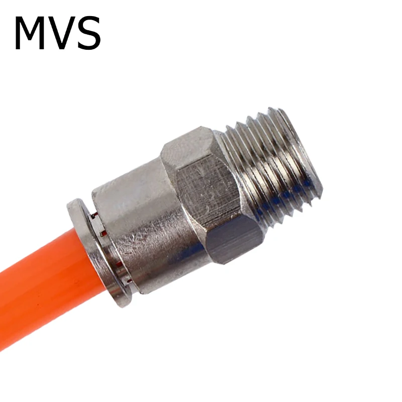 Straight outside thread tracheal joint 360 degrees of free rotation 4mm 3/4 conector Hose Fitting