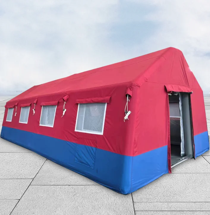 Southeast Asia Waterproof Tsunami Typhoon Earthquake Evacuation Relief Hospital Medical Inflatable Emergency Relief Air Tent