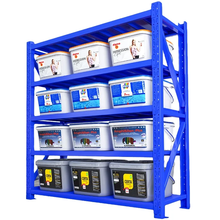 Изготовленные на заказ полки для складов с порошковым покрытием от