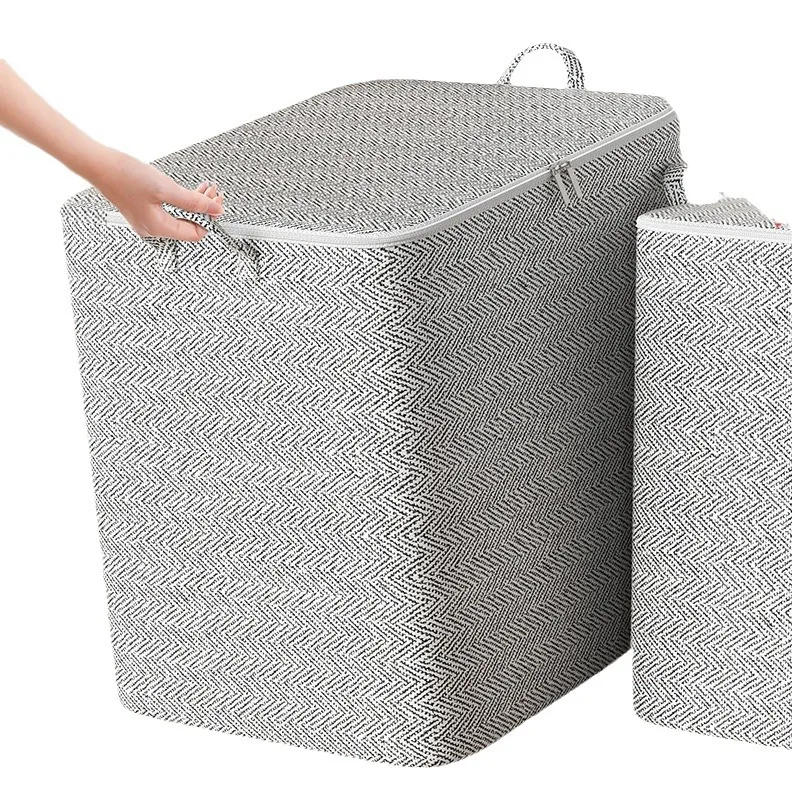 Folding Storage Bag Quilt blanket Organizer Clothes Portable Dust-Proof Large Capacity Wardrobe Storage cloth box