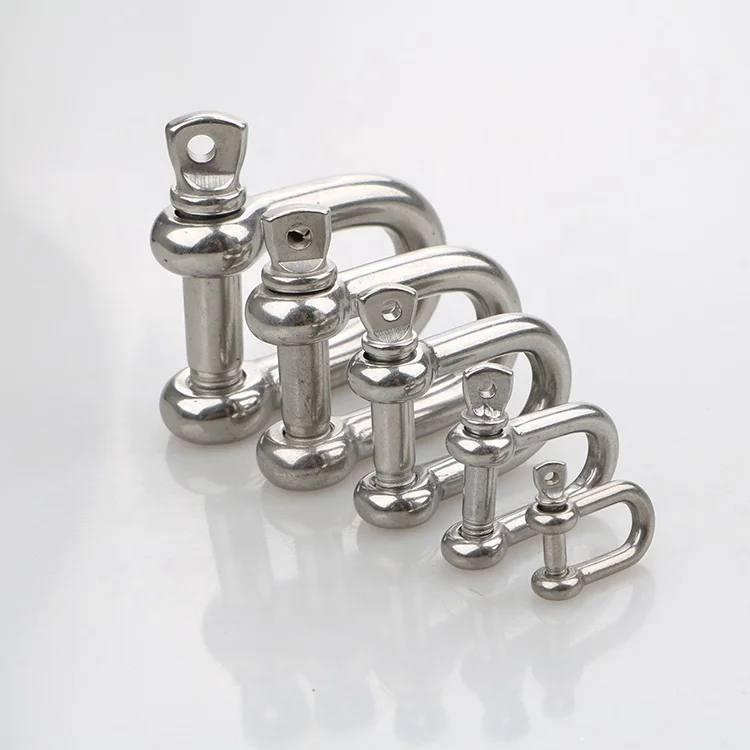 Factory wholesale 304 316 stainless steel U chain shackle
