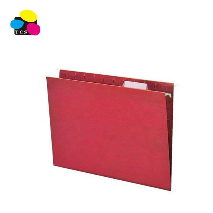 2023 поступление темно-красные подвесные папки для файлов из крафт-бумаги с принтом в упаковке по 25 шт. коробке