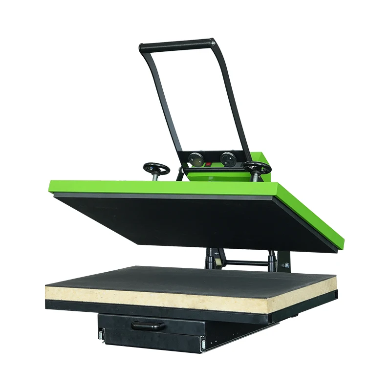 Large format size Auto open function 100% fully slide-out bottom heat press AP2413