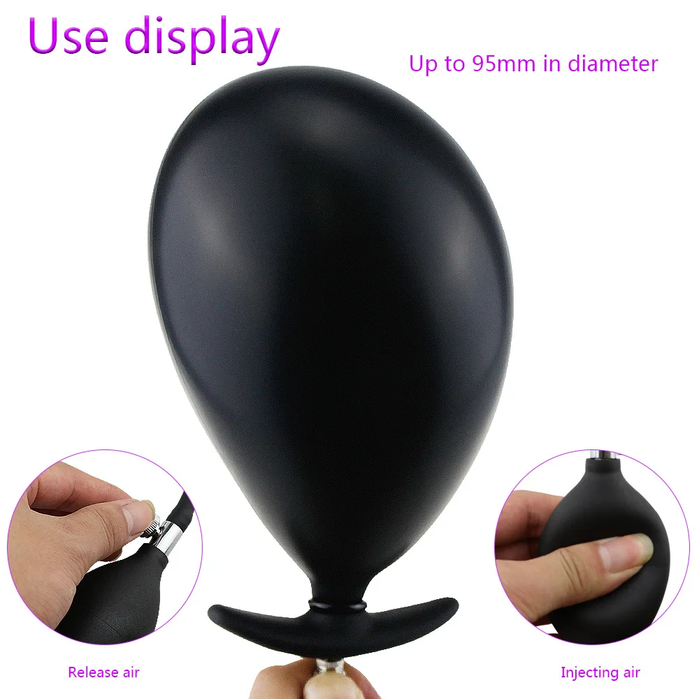 Hot Sale Hot Sale Silicone Inflatable Butt Plug Anal Toys Adult Sex Toys For Men Other Massage Products Masturbation Stimulator