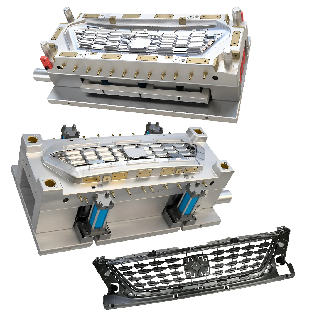 Automotive Appearance Parts Plastic Mold Injection Molding Car Decorative Air Intake Grille Mold Manufacturers