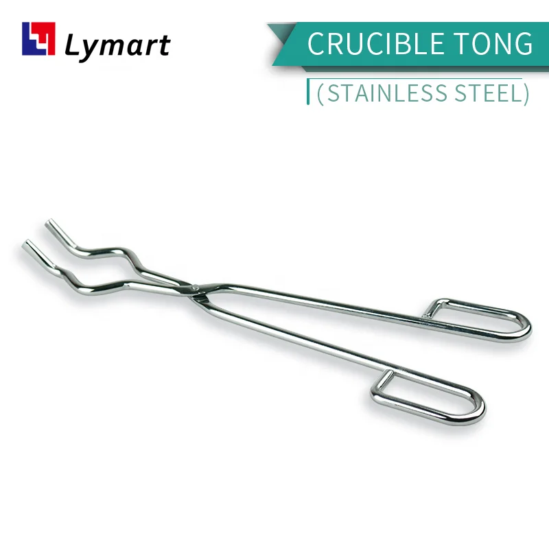 chemistry iron steel crucible tong for laboratory
