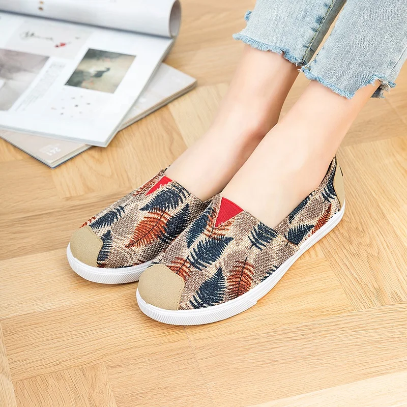 
 Сделано в Китае, Новое поступление на заказ, женские холщовые лоферы на подошве из ПВХ в старинном стиле на весну и лето, лоферы для прогулок  