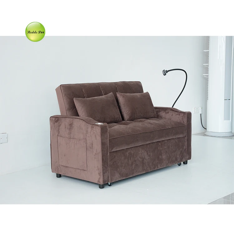 Apartment furniture metal frame foldable Sofa Cum Bed modern Folding Sofa BedLiving room kids sofa bed