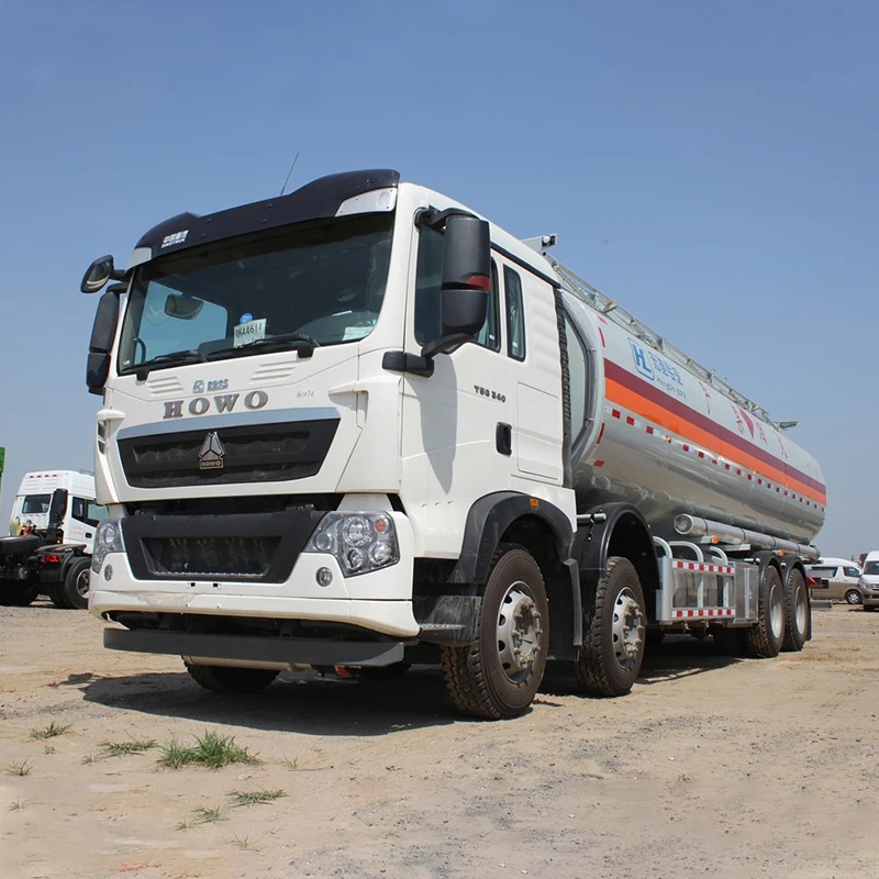 Howo Heavy oil tank Trucks 12 wheels 371HP Euro II one bed tank volume 30m3 fuel tanker truck
