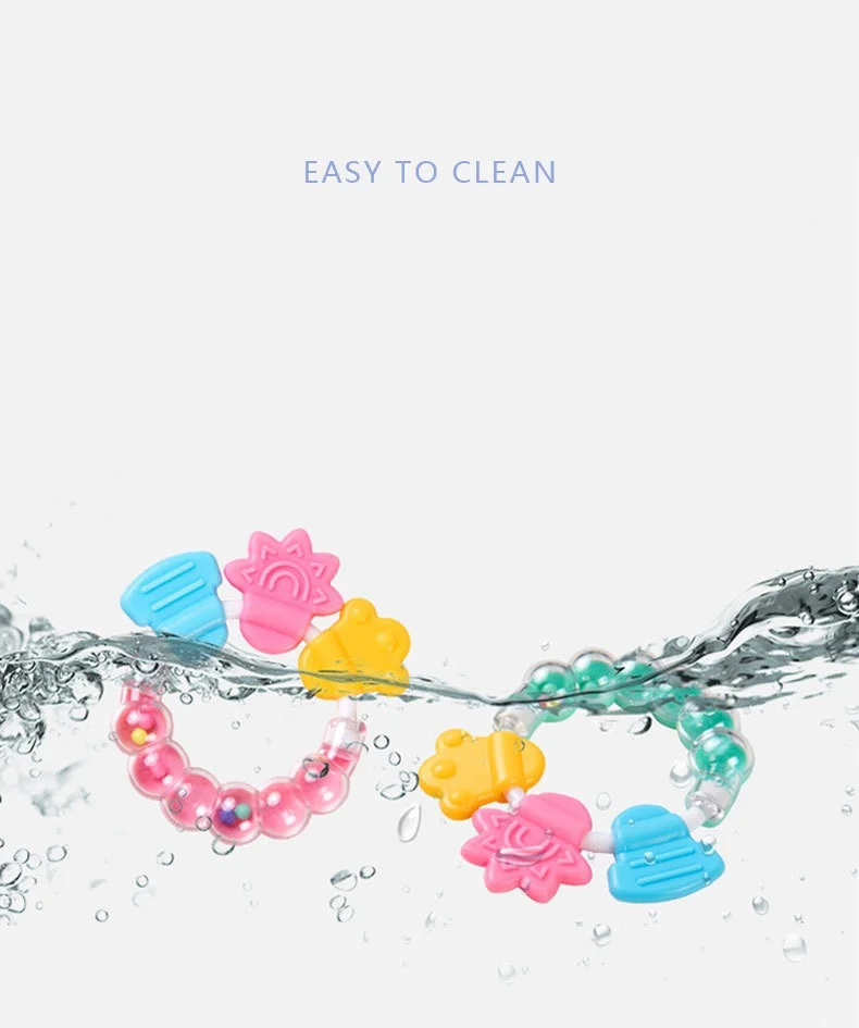 Baby Soft Teether Toys Infant Toddler Teething Toy Molar Stick Cleansing Teeth toy for Kids