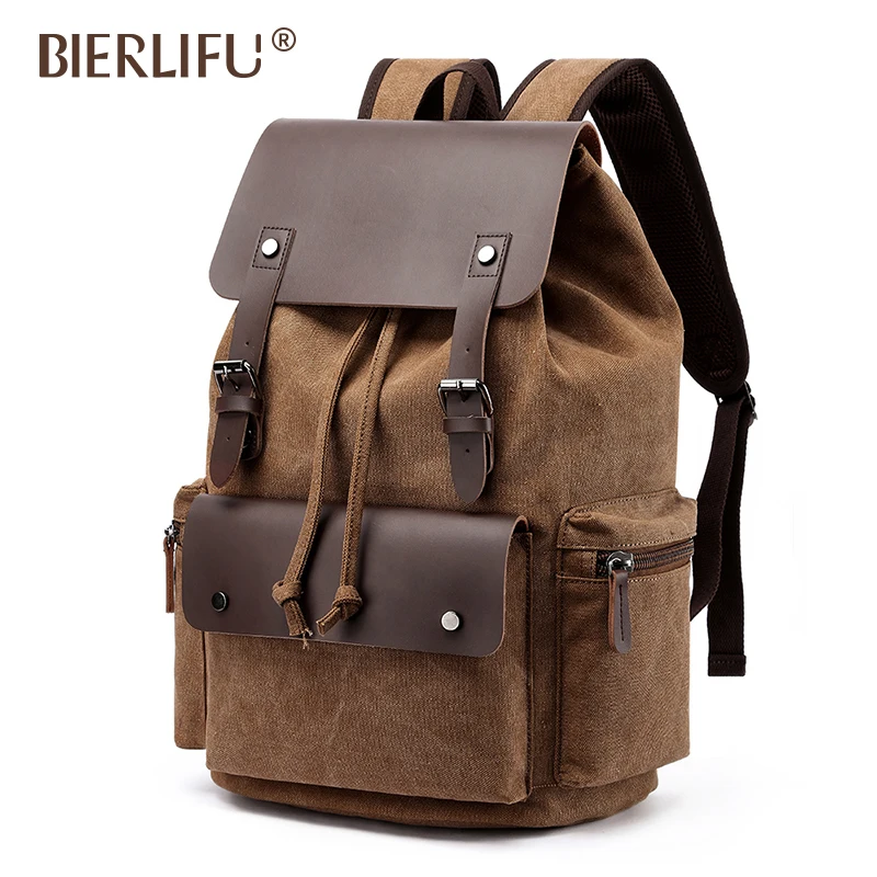 wholesale manufacturer fashion custom vintage canvas school backpack bag laptop hiking backpacks