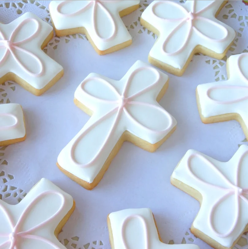 Easter series stainless steel holy cross cookie cutter cake biscuit mold