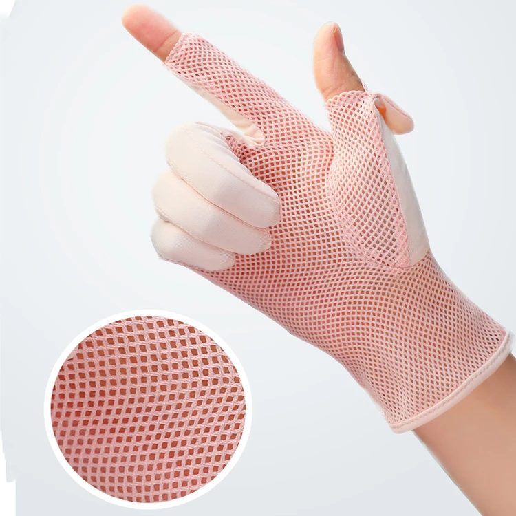 Женские перчатки YULAN SG010 с защитой от УФ-излучения, солнцезащитные перчатки для вождения и рыбалки