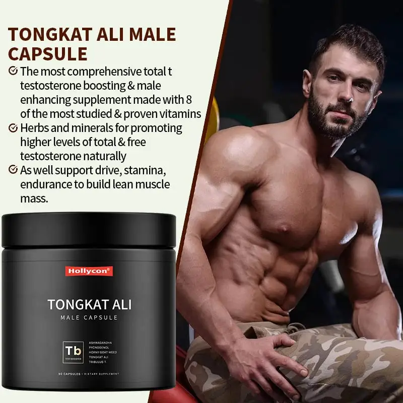 Support Factory Inspection OEM ODM 2024 Hot Product Energy Enhancement Tongkat Ali Male Capsule