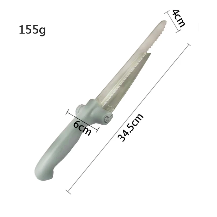 8 Inch New design high quality serrated bread knife with adjustable roll