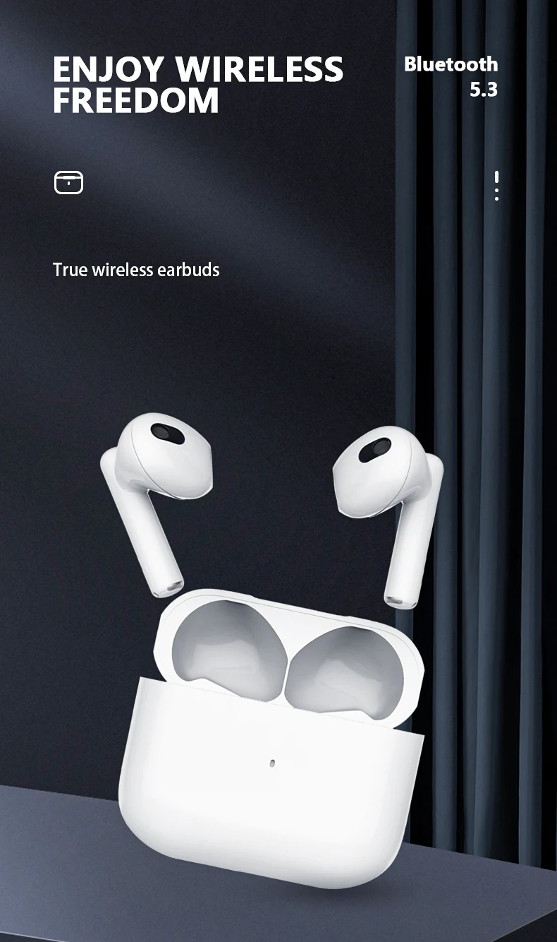 Newly Fashion Hot sale products TWS BT5.3 Wireless earbuds 3D HIFI Stereo Bluetooth headset handfree for mobile