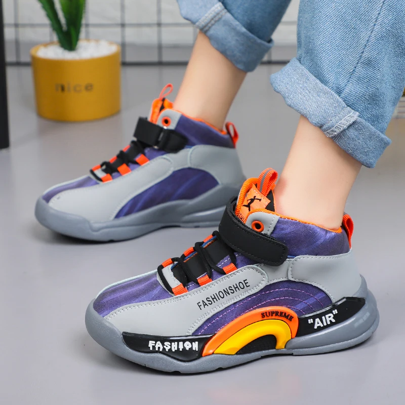 Australian hot sale  autumn custom basketball shoes kids boys athletic sneakers