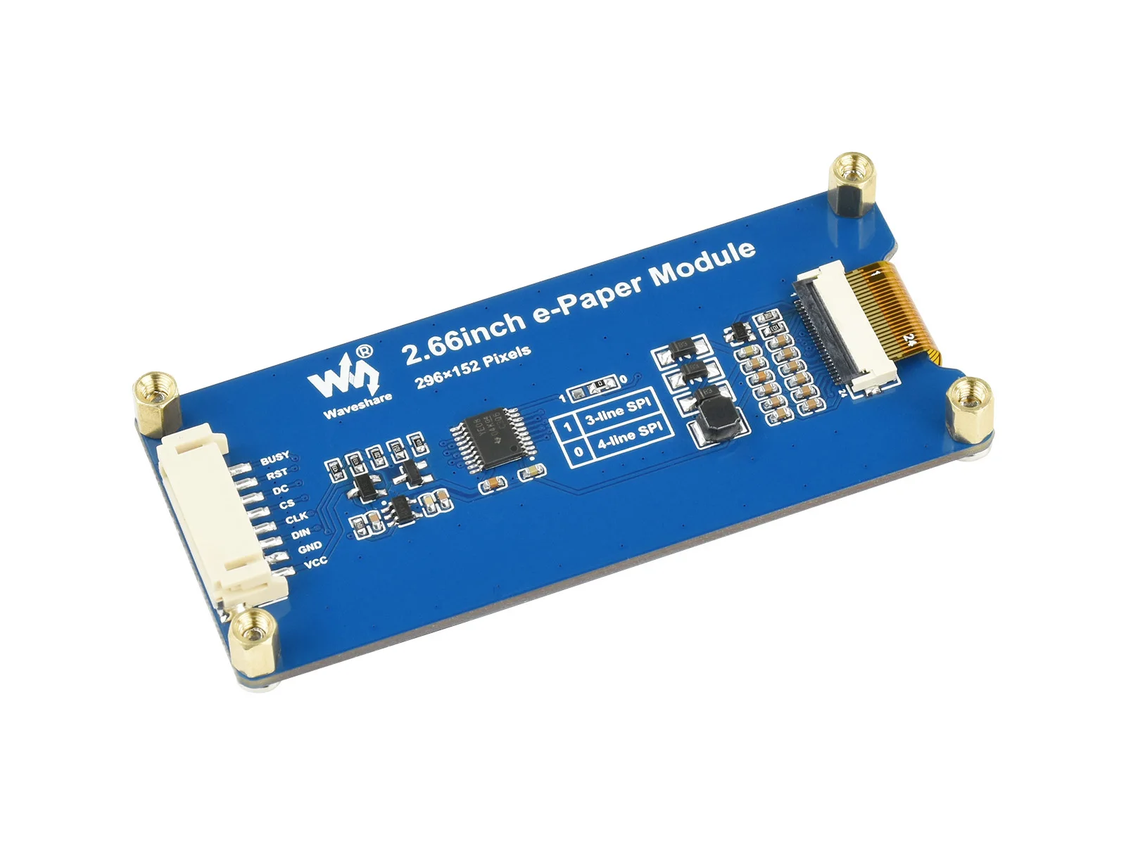 Waveshare 2.66inch E-Paper E-Ink Display Module Ideal for Price Tags Shelf Labels Industrial Instruments 2.66inch e-Paper Module