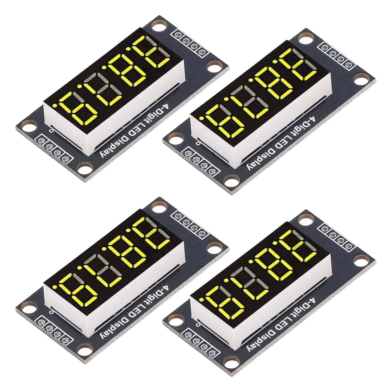 High Quality General Purpose LED 7 Segment 4 Digit Digital Tube Display Screen Module