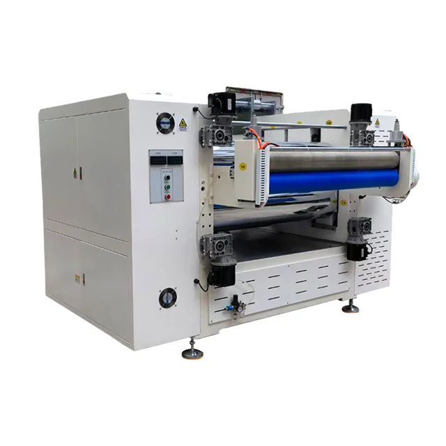 Automatic five-roll silicone calender equipment Semi-solid thermally conductive silica gel and phase change material production