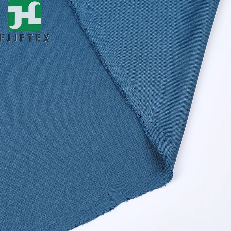 Free Sample Solid 100% Polyester interweave fabric Blue 250gsm 180cm roma jersey fabric
