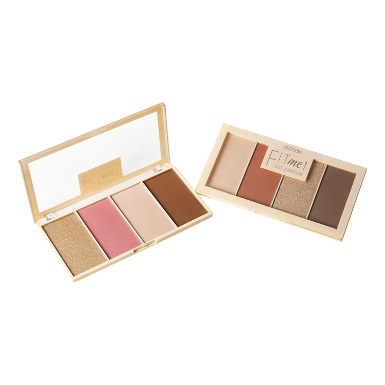  Highlighter Palette Makeup Contour Powder Matte Face Bronzer Make Up Pallete Cosmetics