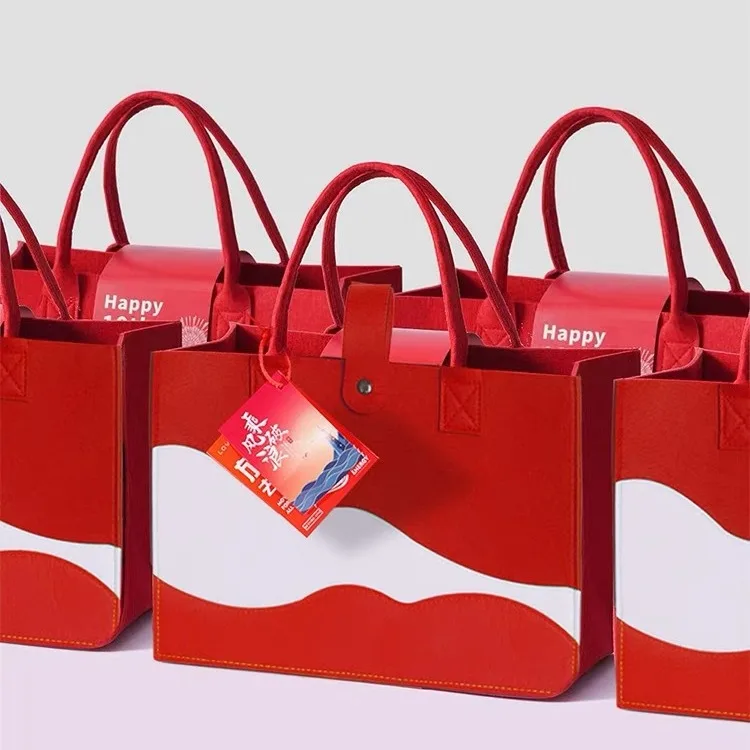 Factory supply Wholesale peaks Design Multi-color tote bag gift shopping bags womens handbag bag