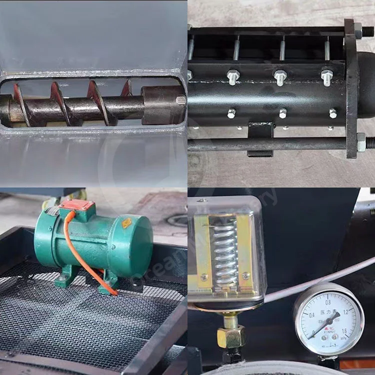 Automatic Applicator Outside Ceiling Concrete Sprayer Spray Machine with Air Compressor for Sale