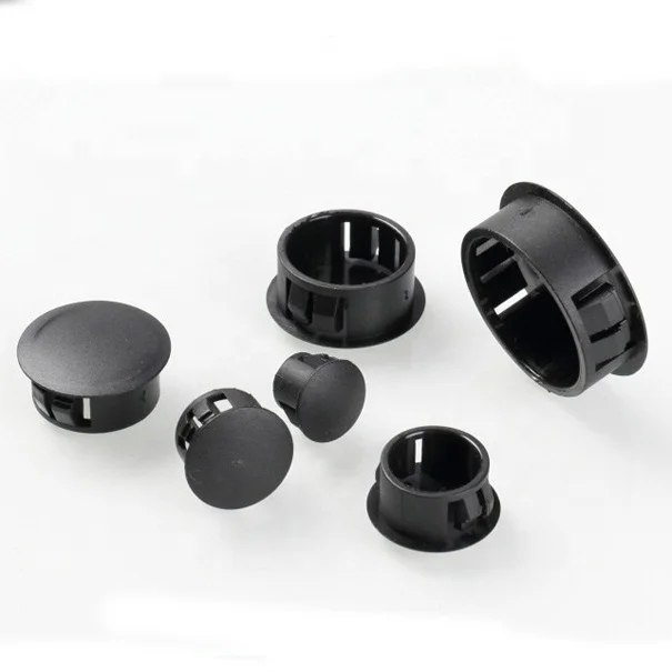 14mm plate hole round plastic grommet eyelet snap button nylon bushing plastic wire grommet