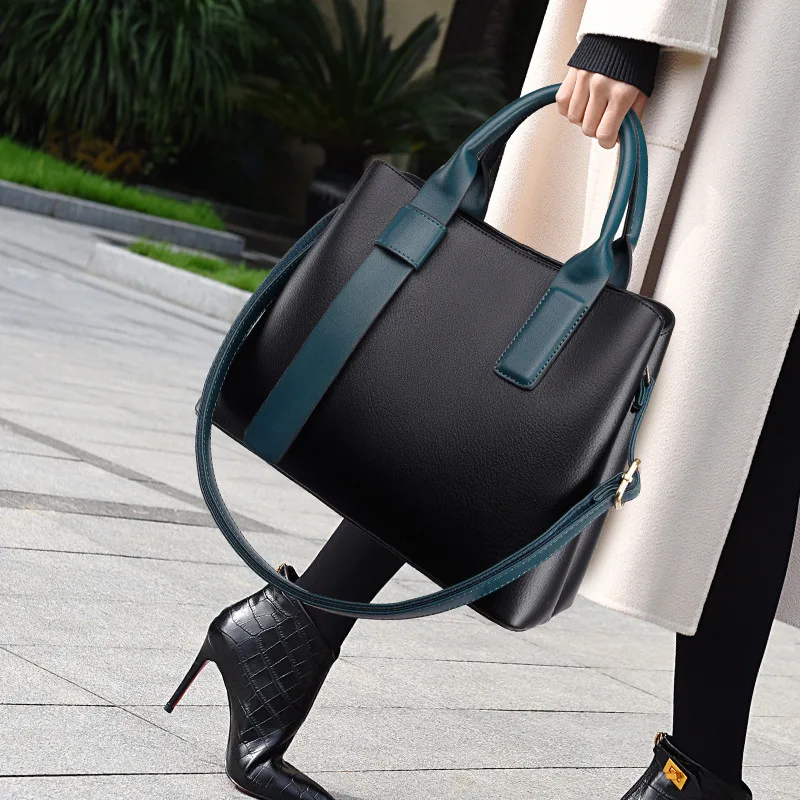 High Quality 2022 New Simples And Fashionables Tote Bag Luxury Large Women Bag Leather Handbag Women