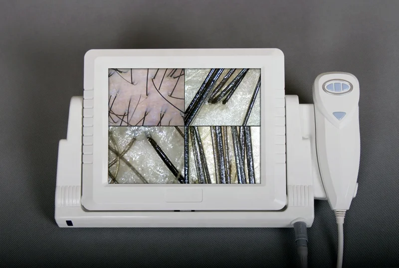 Digital Skin Moisture and Oil Fluorescent Agent Detection Moisture Analyzer Tool skin analyzer detection skin beauty facial care