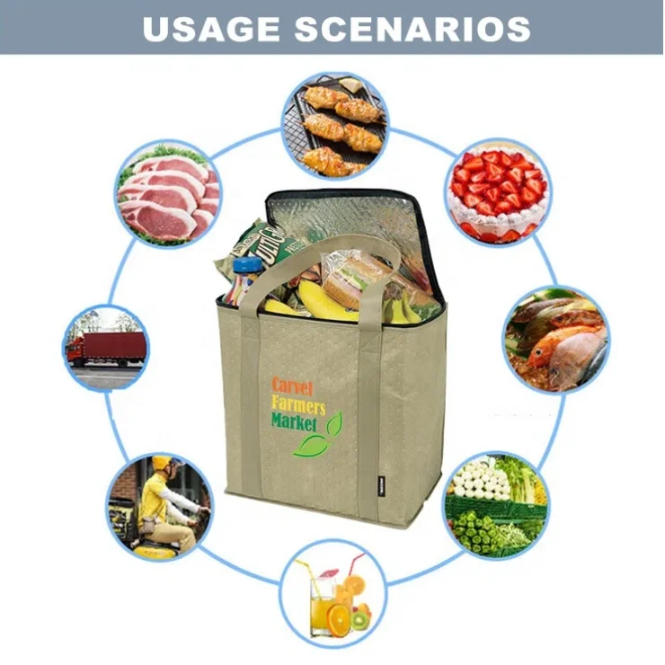 huahao insulated cooler backpack motorcycle extra large insulated cooler bag food delivery backpack