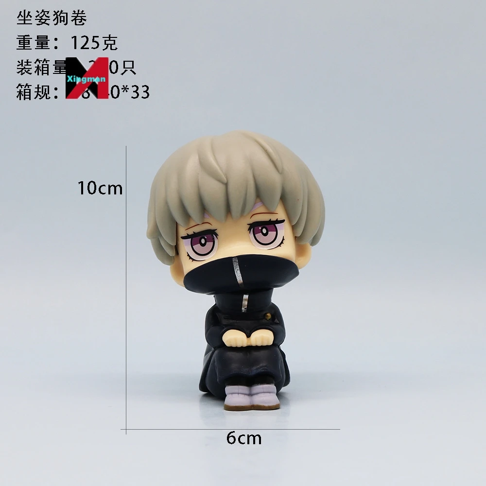 Wholesale Q Version Jujutsu Kaisen Itadori Yuji Gojo Model Ornament Cartoon toy figure statues anime action figures