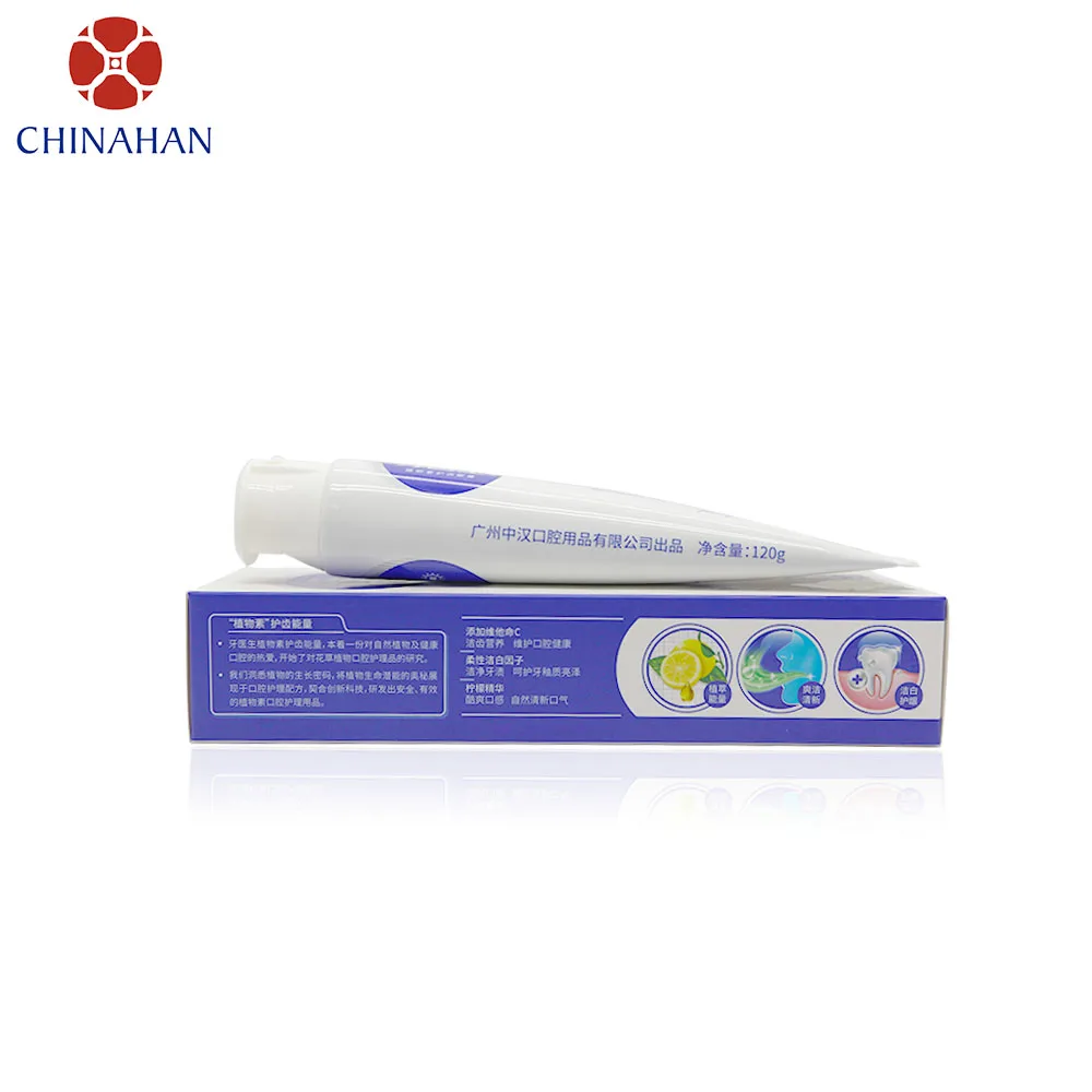 Organic lemon vitamin C herbal  toothapste