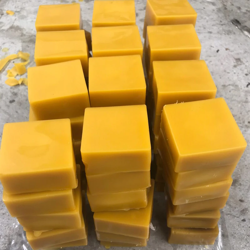Чистый органический мед пчелиный воск 100% натуральный небольшой блок
