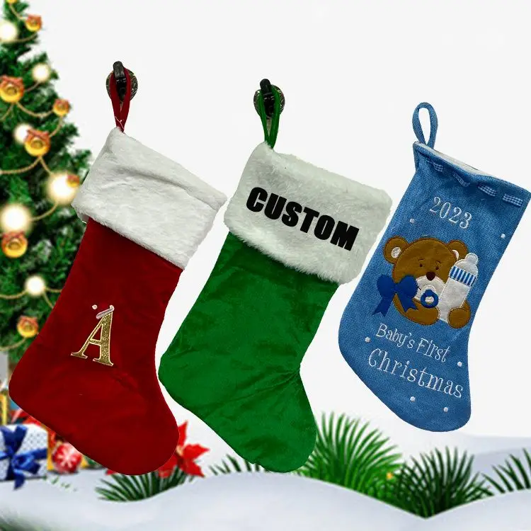For Christmas ornamentalations Customized gifts for enterprises fur christmas stocking
