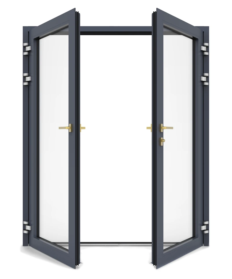 Minglei Triple Glass Sliding Doors Thermal Insulated Glass Door American Style Aluminum Patio Doors