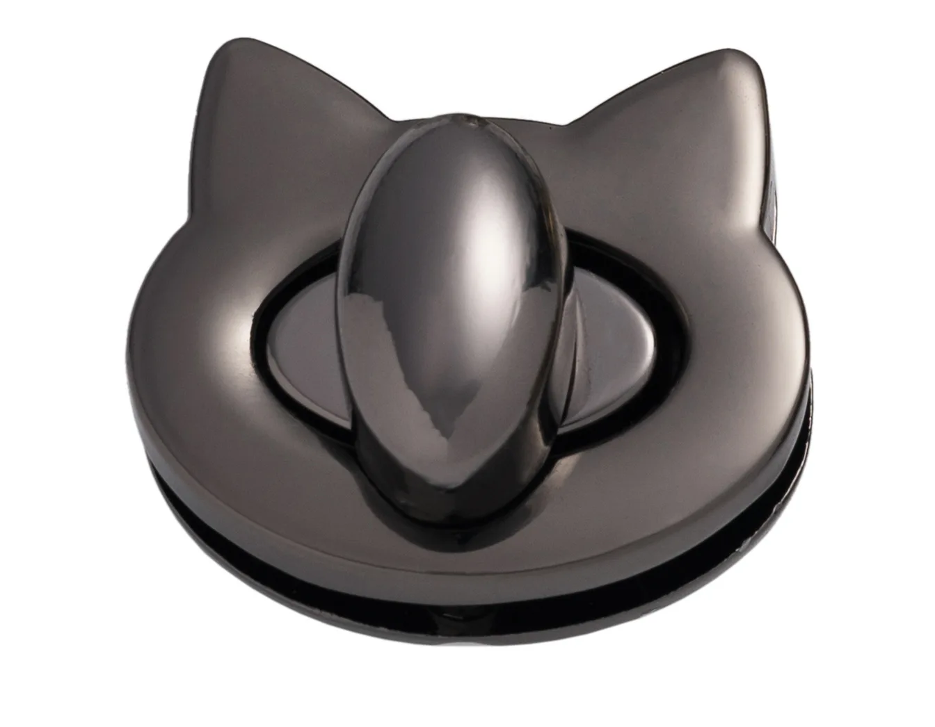 Custom Logo 30mm Light Gold Alloy Enamel Bag Closure Metal Lock For Handbags Luggage Leather Accessories