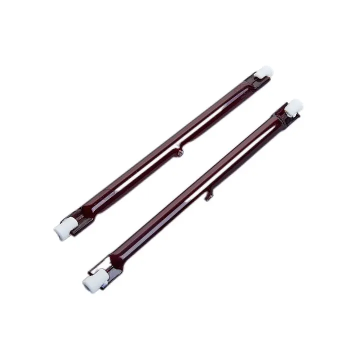 Top Sell Heating Tube Ruby Red Quartz Heating Lamp R7S J118 Heating Tube