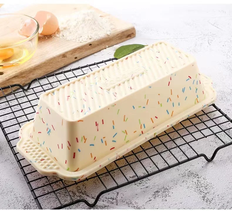 Kitchen Baking Tools Non Stick Silicone Rectangle DIY Toast Bread Mold