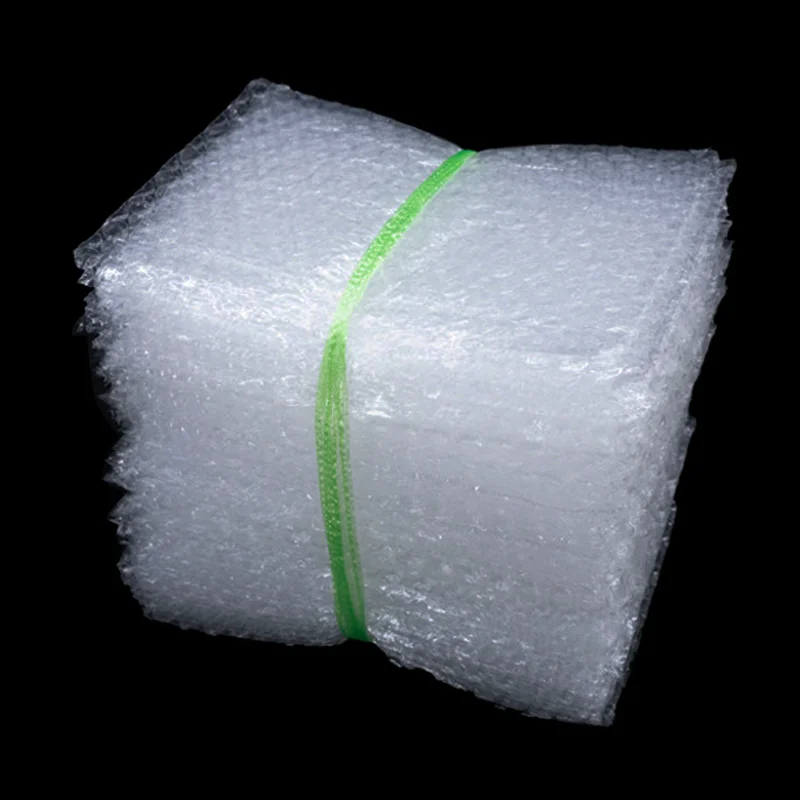 Shockproof Transparent 100% New Raw Material Air Bubble Film Bag for Packaging Natural wholesale customize