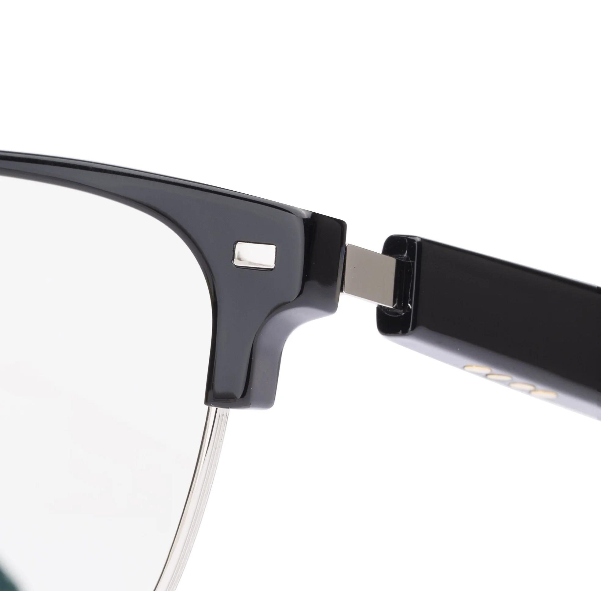 Популярные дизайнерские умные очки с металлическими дужками и защитой от синего света, поляризованные музыкальные очки с поддержкой Bluetooth для повседневной жизни