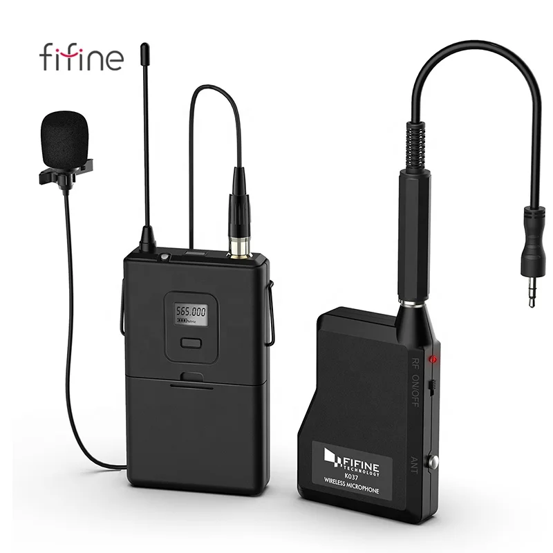Беспроводной петличный усилитель микрофона Fifine K037 для