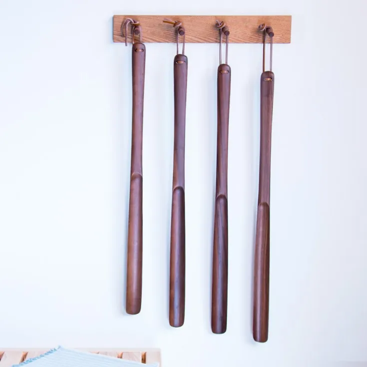 FSC Factory Wood Shoes horn for for Men, Women, Kids, Seniors, Pregnancy