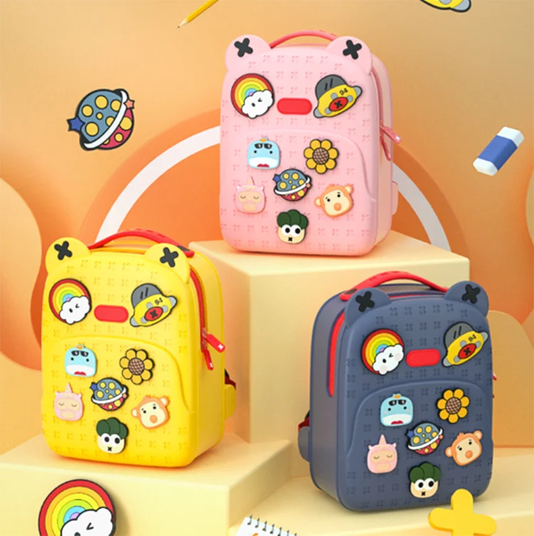 Creative Fashion Design Waterproof Stain Resistant Kids School EVA Backpack Bag