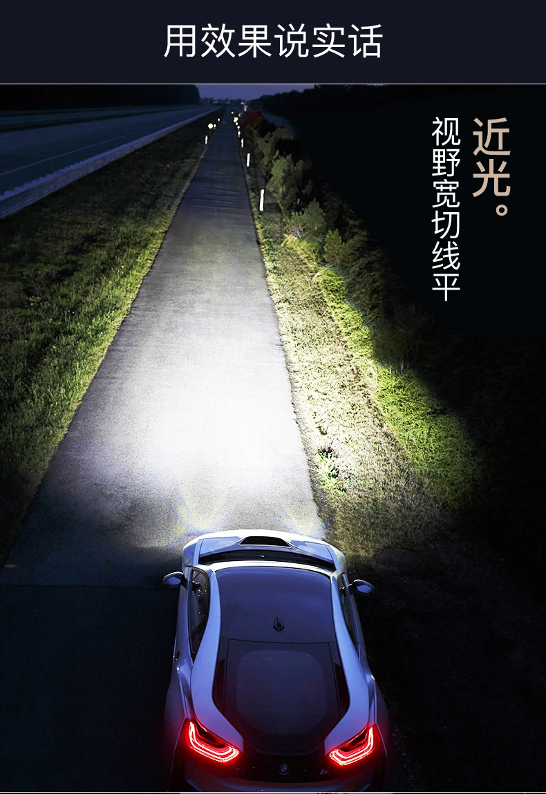 Hot sell h4 led lights  LED headlight 6000K 12000LM Led Headlight bulb H4 H7 H11 auto lighting system